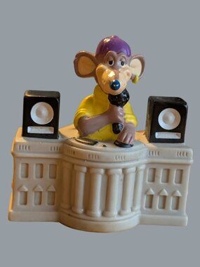 10/$25 Vintage 1992 DJ Mouse Capitol Critters Burger King Soft Plastic Figure
